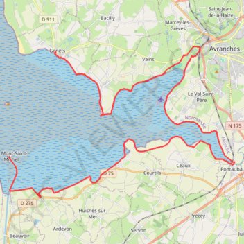 Itinéraire GR 223, distance, dénivelé, altitude, carte, profil, trace GPS