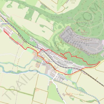 Itinéraire La Sarraz, Eclépens, distance, dénivelé, altitude, carte, profil, trace GPS
