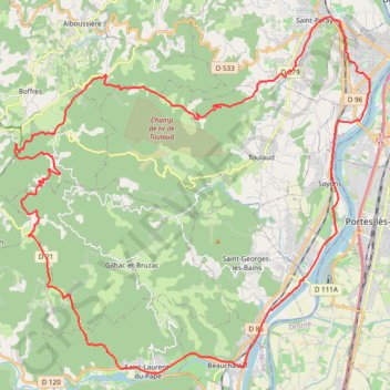 Itinéraire Gravel col de la Mure v2-17603017, distance, dénivelé, altitude, carte, profil, trace GPS