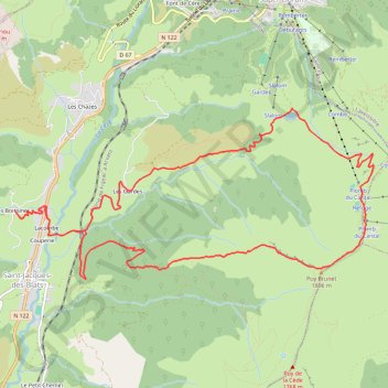 Itinéraire Le plmomb du cantal, distance, dénivelé, altitude, carte, profil, trace GPS