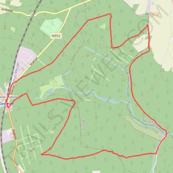 Itinéraire Gedinne Station - Proigy - Douvelette, distance, dénivelé, altitude, carte, profil, trace GPS