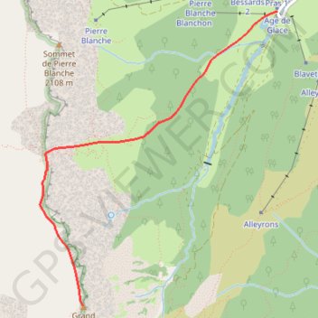 Itinéraire Le Grand Veymont, distance, dénivelé, altitude, carte, profil, trace GPS