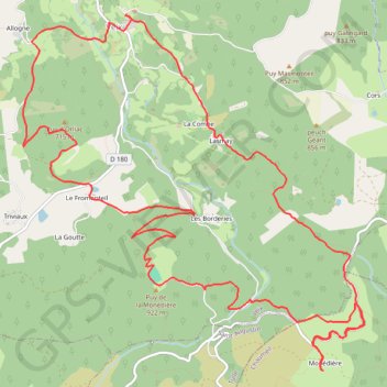 Itinéraire Trekking_2022-10-22T09_25_43, distance, dénivelé, altitude, carte, profil, trace GPS