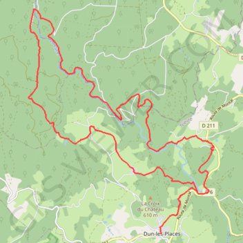 Itinéraire [Itinéraire] Boucle de la vallée de la Cure, distance, dénivelé, altitude, carte, profil, trace GPS