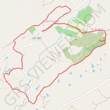 Itinéraire Portugal Vale Fuzeiros - boucle, distance, dénivelé, altitude, carte, profil, trace GPS