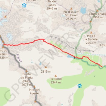 Itinéraire Grand pic de Tapou, distance, dénivelé, altitude, carte, profil, trace GPS