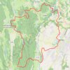 Itinéraire Trail du Bugey, distance, dénivelé, altitude, carte, profil, trace GPS