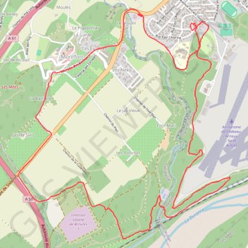 Itinéraire De Saint-Auban à Montfort, distance, dénivelé, altitude, carte, profil, trace GPS