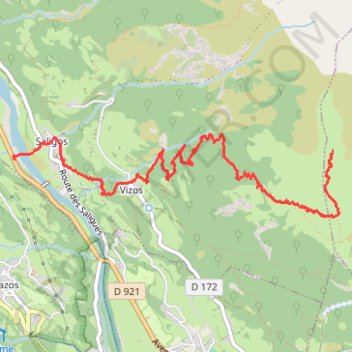 Itinéraire Le soum de Moustayou, distance, dénivelé, altitude, carte, profil, trace GPS