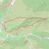 Itinéraire La Portanière - Baisse des Camargues - Vallon Loubier - PIERREFEU - 83, distance, dénivelé, altitude, carte, profil, trace GPS