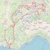Itinéraire Tour de Suisse août V2, distance, dénivelé, altitude, carte, profil, trace GPS