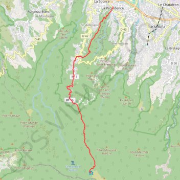 Itinéraire La Réunion, la grande traversée par le GRR2, distance, dénivelé, altitude, carte, profil, trace GPS