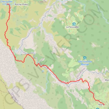 Itinéraire GRR3 Le Tour de Mafate - De Marla à Roche Plate, distance, dénivelé, altitude, carte, profil, trace GPS