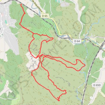 Itinéraire Le plateau de l'Arbois, distance, dénivelé, altitude, carte, profil, trace GPS