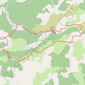 Itinéraire LE PLATEAU DU GUILHAUMARD, distance, dénivelé, altitude, carte, profil, trace GPS
