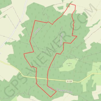 Itinéraire Foret de dammarie, distance, dénivelé, altitude, carte, profil, trace GPS