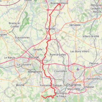 Itinéraire exploration premier jour, distance, dénivelé, altitude, carte, profil, trace GPS