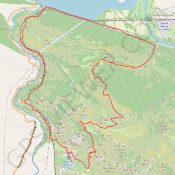 Itinéraire Circular Riglos, distance, dénivelé, altitude, carte, profil, trace GPS
