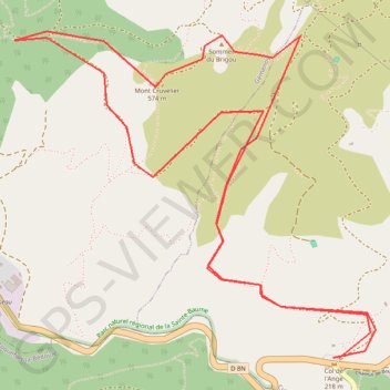 Itinéraire Vigie du Brigou, distance, dénivelé, altitude, carte, profil, trace GPS