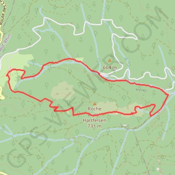 Itinéraire Les vestiges de la guerre, distance, dénivelé, altitude, carte, profil, trace GPS