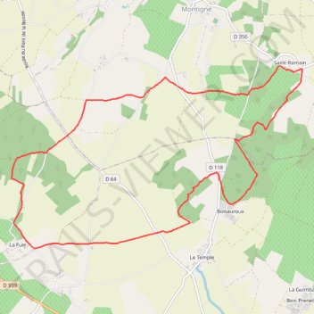 Itinéraire 16-300, distance, dénivelé, altitude, carte, profil, trace GPS