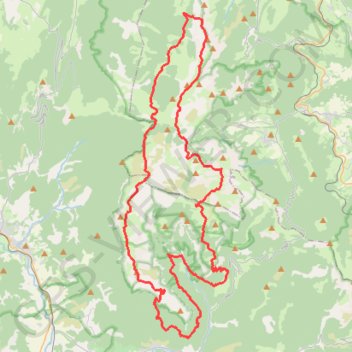 Itinéraire Tour des Hauts Plateaux du Vercors, Archiane-Archiane, distance, dénivelé, altitude, carte, profil, trace GPS