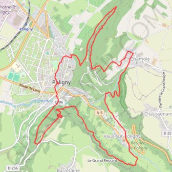 Itinéraire Croix du dan, distance, dénivelé, altitude, carte, profil, trace GPS