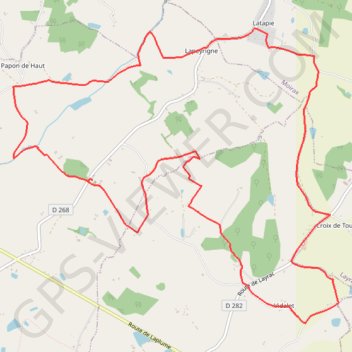 Itinéraire Brimont, une autre église de Laplume - Pays de l'Agenais, distance, dénivelé, altitude, carte, profil, trace GPS