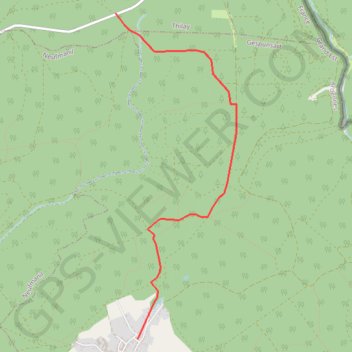 Itinéraire OpenLayers.Feature.Vector_1524, distance, dénivelé, altitude, carte, profil, trace GPS