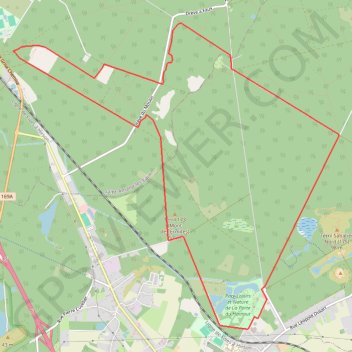 Itinéraire Circuits de l'Étoile de Cernay et des Bruyères - Raismes, distance, dénivelé, altitude, carte, profil, trace GPS