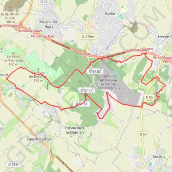 Itinéraire Téléthon_20_km, distance, dénivelé, altitude, carte, profil, trace GPS