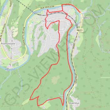 Itinéraire Quarreux, distance, dénivelé, altitude, carte, profil, trace GPS
