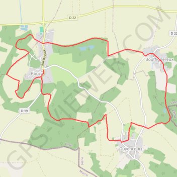 Itinéraire Les Sarrins, distance, dénivelé, altitude, carte, profil, trace GPS