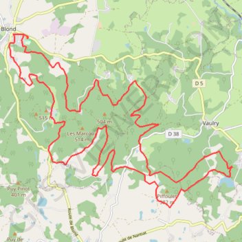 Itinéraire La frédéric mistral, distance, dénivelé, altitude, carte, profil, trace GPS