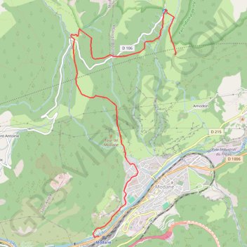 Itinéraire Le Balcon de la Vanoise - Modane - L'aiguille Doran, distance, dénivelé, altitude, carte, profil, trace GPS