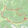 Itinéraire Choranche (38), distance, dénivelé, altitude, carte, profil, trace GPS