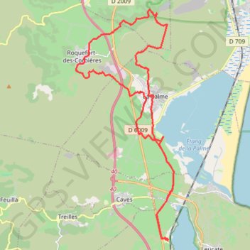 Itinéraire 17 Avril 2018 Roquefort, distance, dénivelé, altitude, carte, profil, trace GPS
