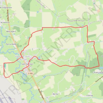 Itinéraire itineraire-itibfc000v52nr3r, distance, dénivelé, altitude, carte, profil, trace GPS
