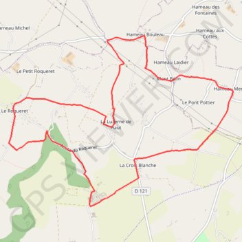 Itinéraire Sainte croix-hague, distance, dénivelé, altitude, carte, profil, trace GPS