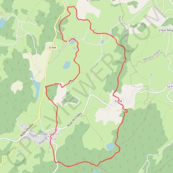 Itinéraire Saint-Martin-du-Puy - Vesigneux, distance, dénivelé, altitude, carte, profil, trace GPS
