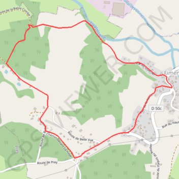 Itinéraire Chemins du Cœur des Vosges - La Basse de la Combe, distance, dénivelé, altitude, carte, profil, trace GPS