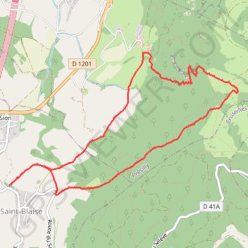 Itinéraire Raquettes au saleve, distance, dénivelé, altitude, carte, profil, trace GPS