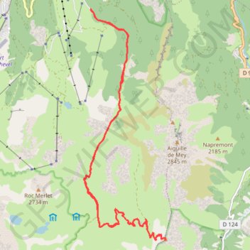 Itinéraire Le Petit-Mont-Blanc depuis Moriond, distance, dénivelé, altitude, carte, profil, trace GPS