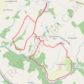 Itinéraire En longeant la Briance - PDIPR87, distance, dénivelé, altitude, carte, profil, trace GPS