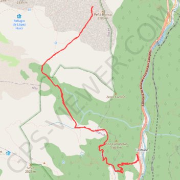 Itinéraire Grotte glacée de Lécherines, distance, dénivelé, altitude, carte, profil, trace GPS