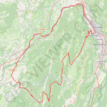 Itinéraire 🚴 Trace ,boucle des grands goulets du Vercors, distance, dénivelé, altitude, carte, profil, trace GPS