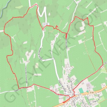 Itinéraire Saint-Maurice-sur-Eygues, distance, dénivelé, altitude, carte, profil, trace GPS