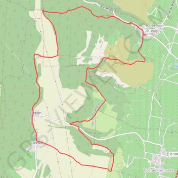 Itinéraire Entre deux Monts, distance, dénivelé, altitude, carte, profil, trace GPS