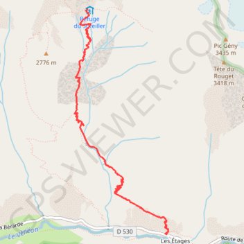 Itinéraire Massif du Soreiller, distance, dénivelé, altitude, carte, profil, trace GPS