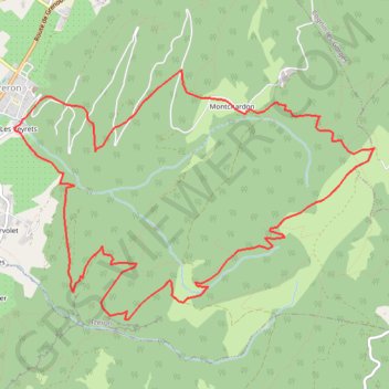 Itinéraire Boucle du pré Gontier, distance, dénivelé, altitude, carte, profil, trace GPS